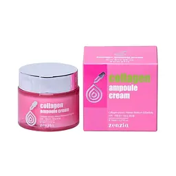 Крем для обличчя Jigott Zenzia Колаген Collagen Ampoule Cream, 70 мл - мініатюра 2