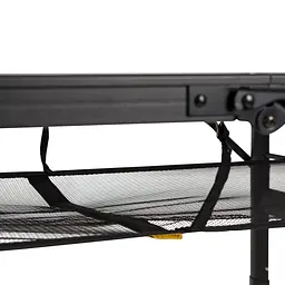 Складний стіл Bo-Camp Melrose Oval 120x80 cm Black/Wood look (1404220), Коричневий - мініатюра 7
