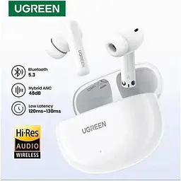 Бездротові навушники Ugreen WS200 HiTune T6 Hybrid Active Noise-Cancelling Earbuds - мініатюра 5