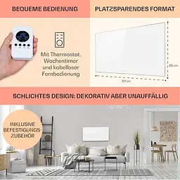 Інфрачервоний обігрівач Klarstein Wonderwall Air 60 (10034232) - мініатюра 7