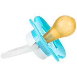 Пустушка Canpol babies Bunny & Company латексна кругла 0-6 міс. синя (23/277_blu_new) - мініатюра 2