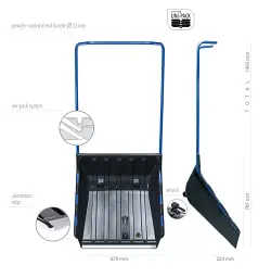 Лопата-ковш Prosperplast Arctic L Eco 150х67 см (ILTL) - мініатюра 4