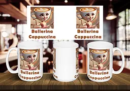 Чашка "Ballerina Cappuccina" 425 мл Блакитна