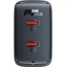 МЗП Acefast A49 PD35W GaN (2USB-C) Black - мініатюра 4