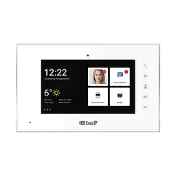 Відеодомофон AQ-07LA White BAS-IP (86-00007)