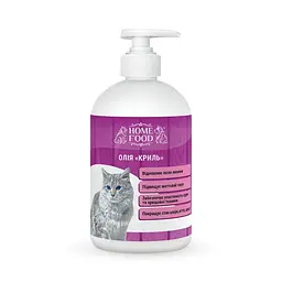Харчова добавка для котів Home Food Олія Криль, 1 л