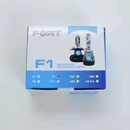 LED лампи автомобільні H7 вентилятор 4000Lm FORT F1/CSP/28W/6500K/IP65/9-16V 2шт - мініатюра 2