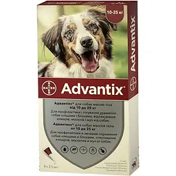Каплі від бліх і кліщів Bayer Advantix для собак вагою до 4 кг - мініатюра 3