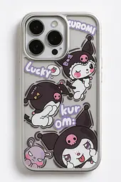 Силіконовий чохол Kuromi (Sanrio) для iPhone 14 Plus