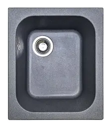 Кухонна мийка Adamant COMPACTA графіт 430x500x200 мм, без крила 43 см