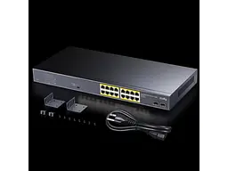 Комутатор CUDY GS1020PS2 некерований - мініатюра 2