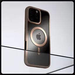 Прозорий чохол Spigen Ultra Hybrid MagSafe Rose Titanium для iPhone 16 Pro (ACS08695) - мініатюра 2