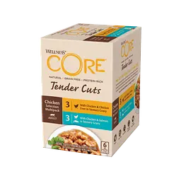Набір консервів для котів Wellness CORE Tender Cuts Chicken Selection Multipack з куркою