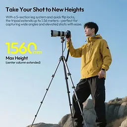 Штатив Ulanzi OMBRA II YING Tripod Black (T156) - мініатюра 8