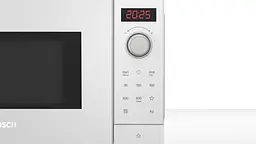 Мікрохвильова піч, 20л, електр. керув., 800Вт, білий Bosch kuh0015106 - мініатюра 3