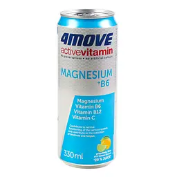 Вітаміни та мінерали 4move Active Vitamin Magnesium + B6 Грейпфрут-лимон-лайм 330 мл - мініатюра 7