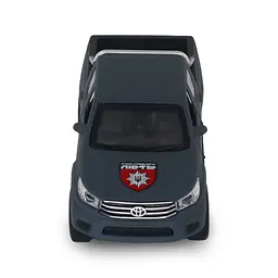 Масштабна модель автомобіля TechnoDrive серії Шеврони Героїв - Toyota Hilux - ОШБр НПУ Лють (KM6118F) - мініатюра 12