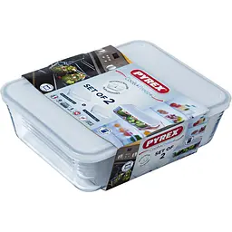 Набір форм з кришкою Pyrex Cook & Freez 2 шт. (6606795) - мініатюра 3