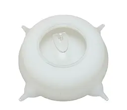 Cиліконова годівниця для молока для цуценят і кошенят Derby white - мініатюра 2