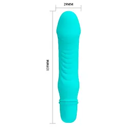 Вібратор - Pretty Love Stev Vibrator Blue - мініатюра 7
