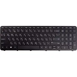 Клавіатура для ноутбука HP 350 G1, 355 G2 чорний, чорний фрейм (KB310737)