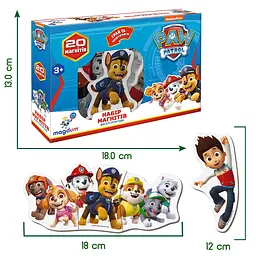 Магнітний набір Magdum Paw Patrol Щенячий патруль Весела гра (ML4034-02) - мініатюра 3