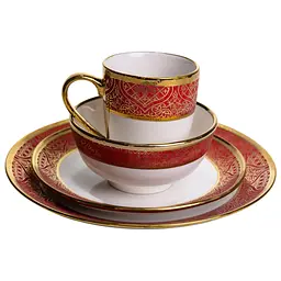 Столовий сервіз порцеляновий  Yiwu  Buckingham 16 предметів на 4 персони (HS-16) Yiwu HS-16 - мініатюра 3