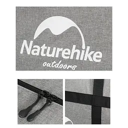 Сумка-баул для зберігання портативна Naturehike NH17S021-M 45 л сірий - мініатюра 3