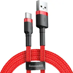 Кабель Baseus Cafule Cable USB to Type-C 2A 3m CATKLF-U09 Red