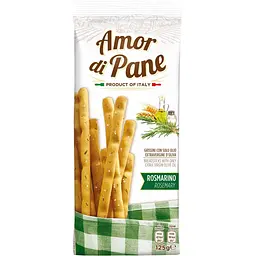 Грісіні Amor di Pane rozemary з розмарином 125 г