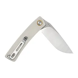 Ніж складаний кишеньковий SRM Air 105M-GK (7.5 см) 14C28N / G10 білий - мініатюра 3