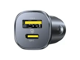 Автомобільний зарядний пристрій BASEUS GoTrip 30 W Black (C00072300123-01) - мініатюра 2