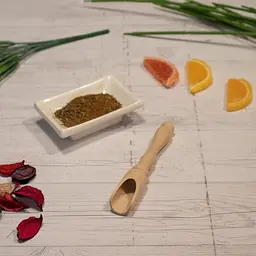 Ложка совок дерев'яний для цукру, спецій та сипучих продуктів 18 см, Woodly Бежевий 86270 - мініатюра 3
