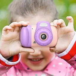 Дитяча фотокамера DV201 Dual lens Pink Hoco teh0029818 - мініатюра 4