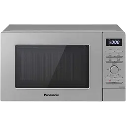 Panasonic Мікрохвильова піч Panasonic, 20л, електр.управл., 800Вт, дисплей, відкриття кнопкою, сріблястий (сірий)