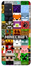 Чохол Demsky Minecraft collage для Samsung Galaxy A51