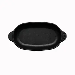 Сковорода чавунна Brizoll Horeca H2214 овальна - мініатюра 2
