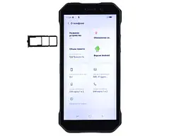 Doogee S61 6/64 Black (Carbon Fiber) - мініатюра 3