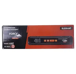 Автомобільний компресор Бездротовий Force PLUS Повербанк 12V 6000 mAh 10Атм 4-режиму LED USB 5V-2.4A (EL100 015) - мініатюра 5