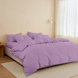 Комплект постільної білизни Cosas євро з простирадлом на резинці CAMELLIA 200 x 220 см (Ranfors46_Camellia_El-Camellia_200) - мініатюра 3