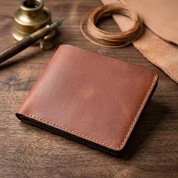 Компактний гаманець із натуральної шкіри без застібки Grande Pelle 11661 коричневий - мініатюра 4
