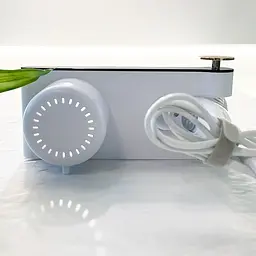 Полиця МВМ My Home BP-33 з тримачем для фену біла з чорним (BP-33 WHITE/BLACK) - мініатюра 10