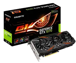 Відеокарта GeForce GTX 1070 8GB Gigabyte G1 Gaming rev.1.0 (GV-N1070G1 GAMING-8GD REV.1.0) Б/В - мініатюра 3