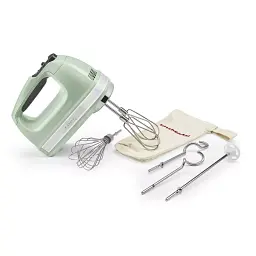 Міксер KitchenAid 5KHM9212EPT ручний 9 швидкостей фісташковий - мініатюра 2