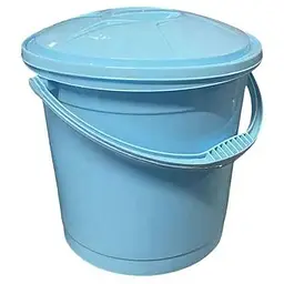 Відро пластикове R-PLASTIC харчове 12л з кришкою блакитне