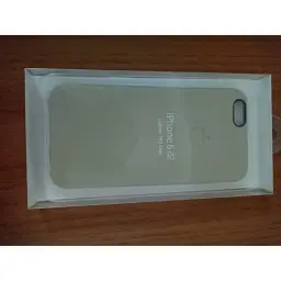 Чохол-накладка Apple для iPhone 6 прогумований 6 г під шкіру бежевий - мініатюра 2