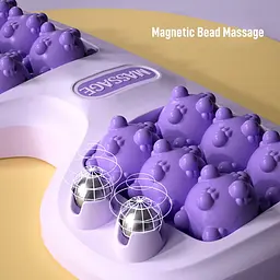 Портативний масажер для ніг Cat Claw Style Foot Massager з 12 роликами та 4 магнітними кульками - мініатюра 4