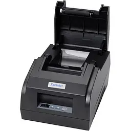 Друкарка чеків Xprinter XP-58IIZ (термодрук, 90 мм/с, стрічка 58 мм, USB, чорний) - мініатюра 4