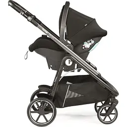 Коляска Peg-Perego Veloce Grafic Gold, 3 в 1, золота з чорним (PACK-VEL31SL50RO01) - мініатюра 6