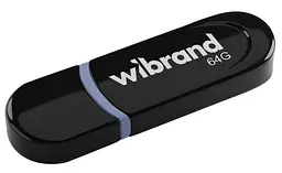 Flash Wibrand USB 2.0 Panther 64Gb Black - мініатюра 1